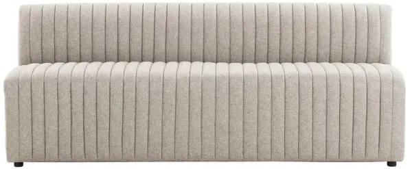 Leo Modern Classic Grey Dining Bench - 82"