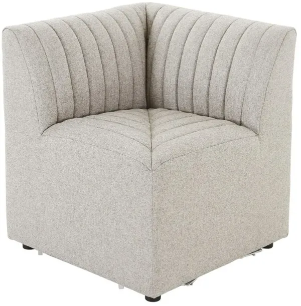 Leo Modern Classic Grey Dining Bench Corner