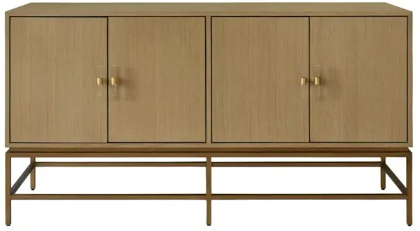 Worlds Away Ariel Modern Classic Cerused Oak Buffet