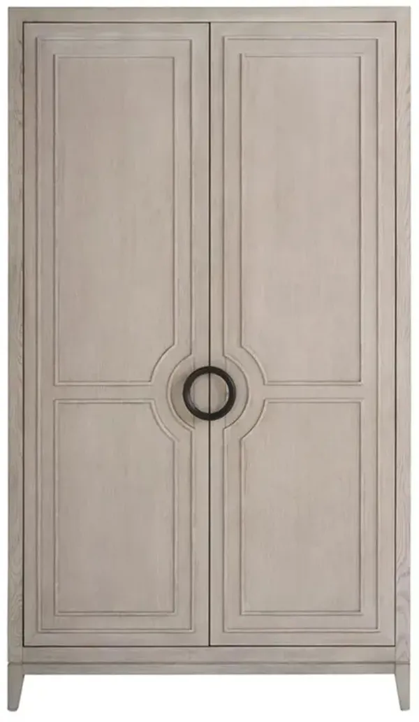 Chelle French Country Brown Oak Wardrobe