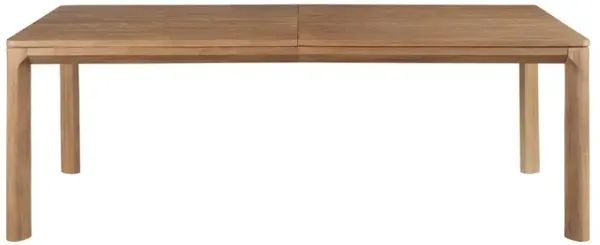 Carl Rustic Lodge Brown Oak Extendable Dining Table - 86-104"