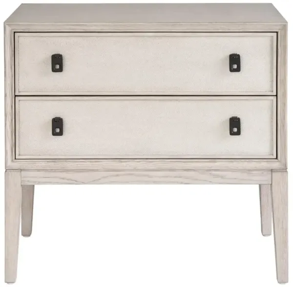 Iris Modern Classic Brown Oak Nightstand