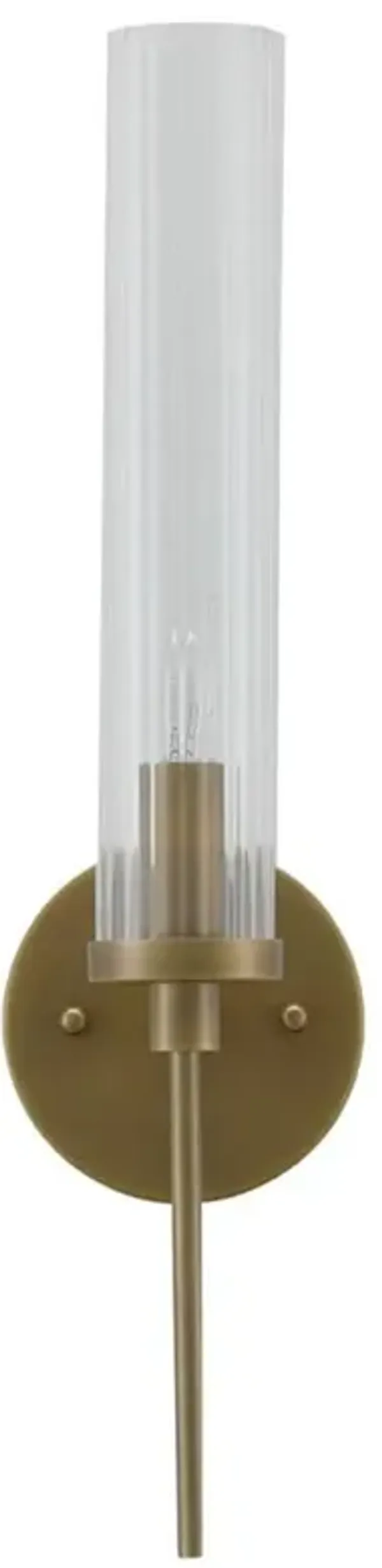 Sondra Mid Century Modern Brass Wallchiere Sconce