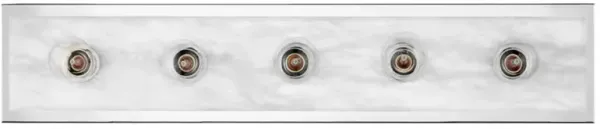 Faizel Modern Classic Natural Alabaster Polished Nickel Wall Sconce - Large