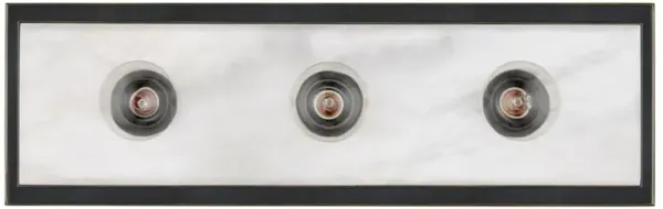 Faizel Modern Classic Natural Alabaster Oil Rubbed Bronze Wall Sconce - Medium