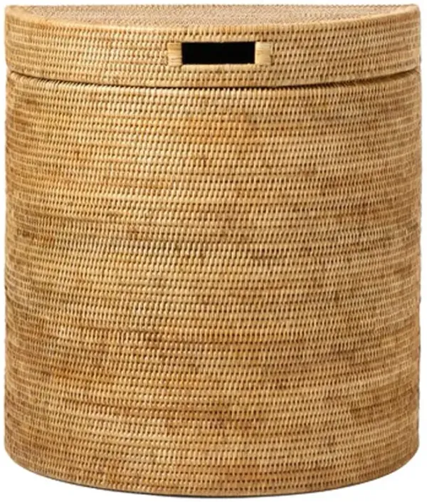 Pigeon and Poodle Belek Coastal Beach Natural Woven Rattan Hamper