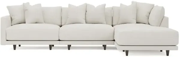 Toulouse Pearl Modular 4-Piece Chaise Sectional - Right Chaise - 129"