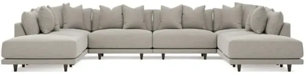 Toulouse Dove Performance Modular 8-Piece U-Shaped Sectional - 166"