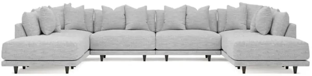 Toulouse Frost Performance Modular 8-Piece U-Shaped Sectional - 166"