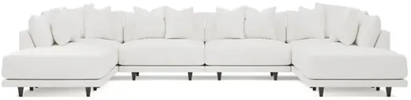 Toulouse Swan Performance Modular 8-Piece U-Shaped Sectional - 166"