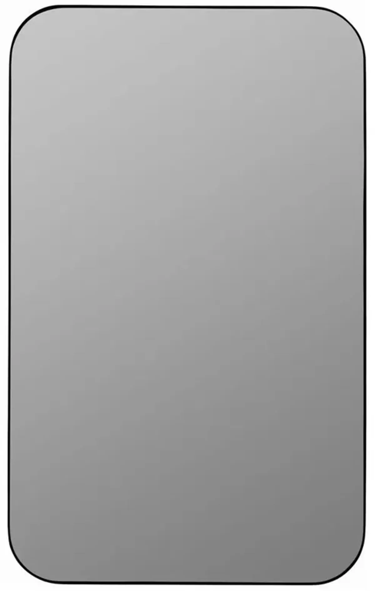 Hailey Modern Classic Black Medicine Cabinet Mirror