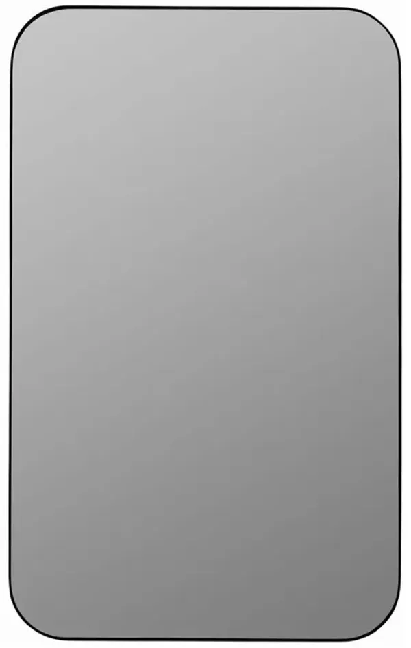 Hailey Modern Classic Black Medicine Cabinet Mirror