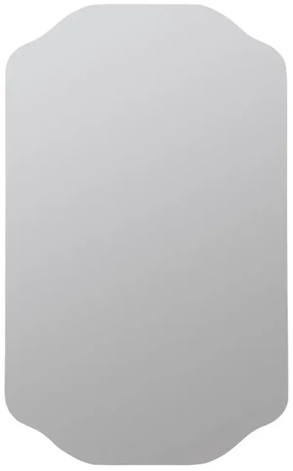 Amy Hollywood Regency Silver Medicine Cabinet Mirror