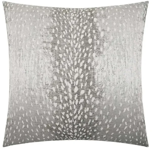 Albene Modern Silver Animal Print Decorative Throw Pillow - 20x20