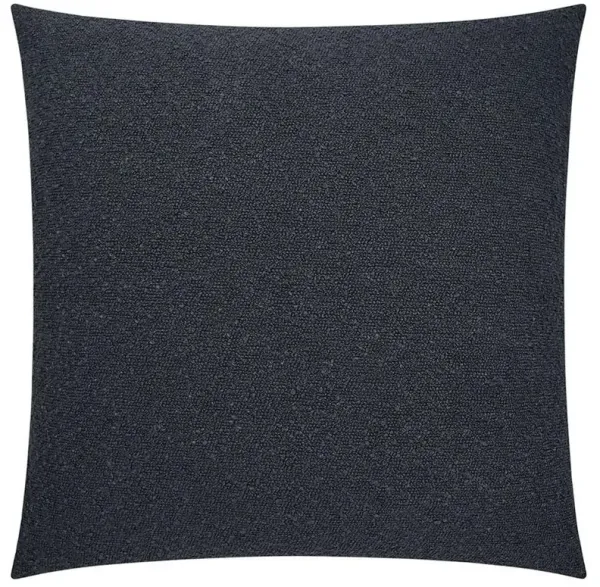 Cleo Modern Classic Dark Blue Textured Decorative Throw Pillow - 20x20