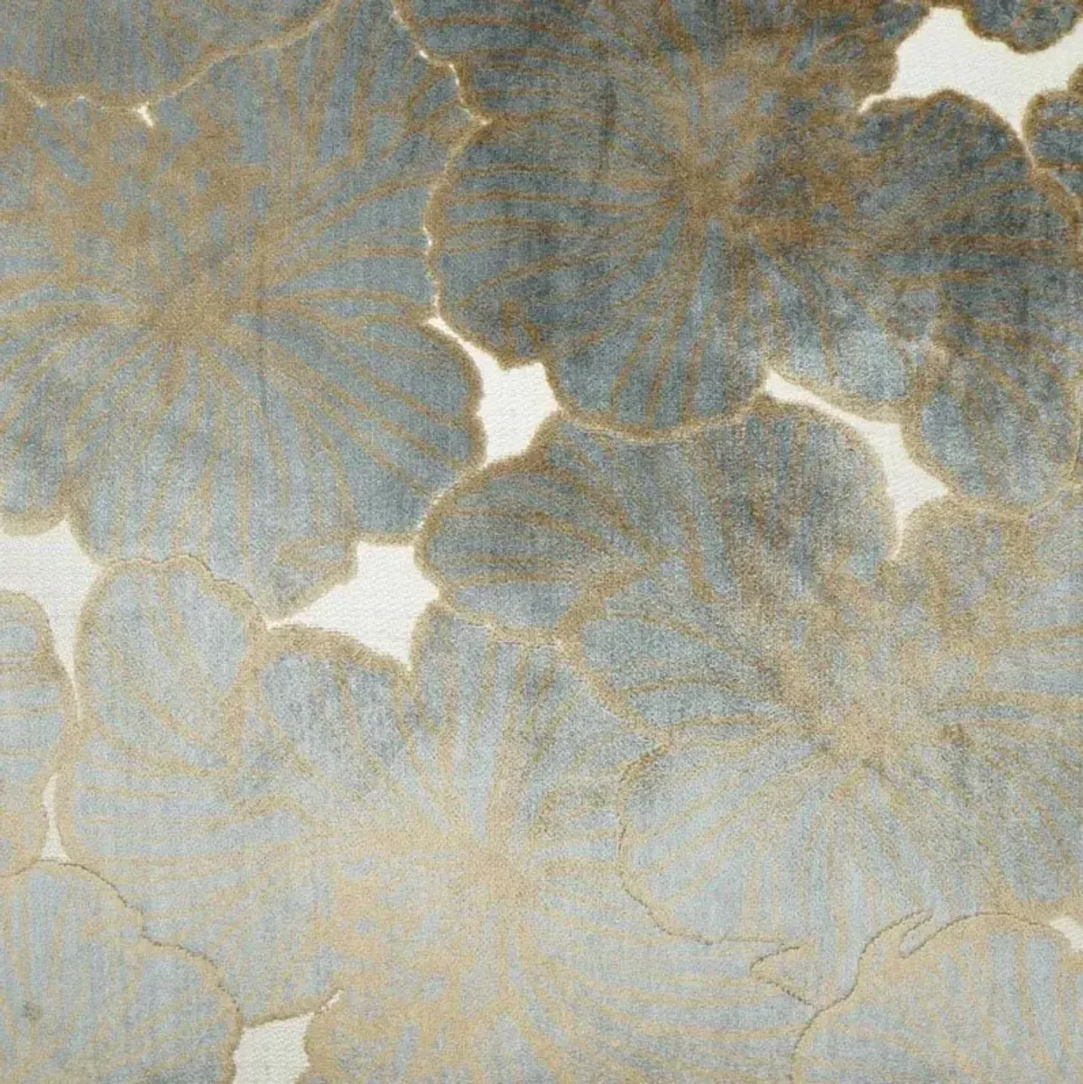 Demetria French Country Grey Floral Cream Decorative Throw Pillow - 20x20