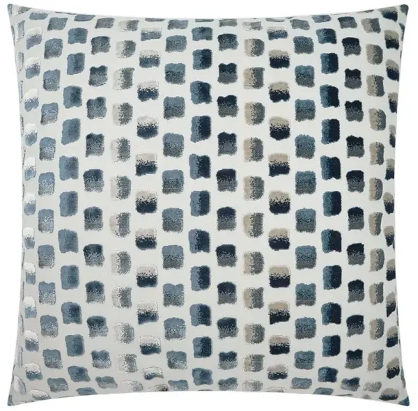 Sawyer Coastal Beach Blue Patterned Decorative Pillow - 24x24