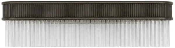 Visual Comfort Menil Hollywood Regency Bronze Linear Sconce