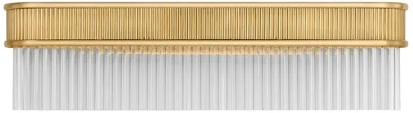 Visual Comfort Menil Hollywood Regency Soft Brass Linear Sconce