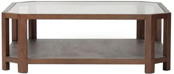 Rikka Modern Classic Brown Oak Square Coffee Table