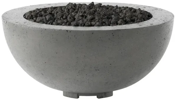 Bracken Industrial Loft Dark Grey Concrete Gas Outdoor Fire Bowl