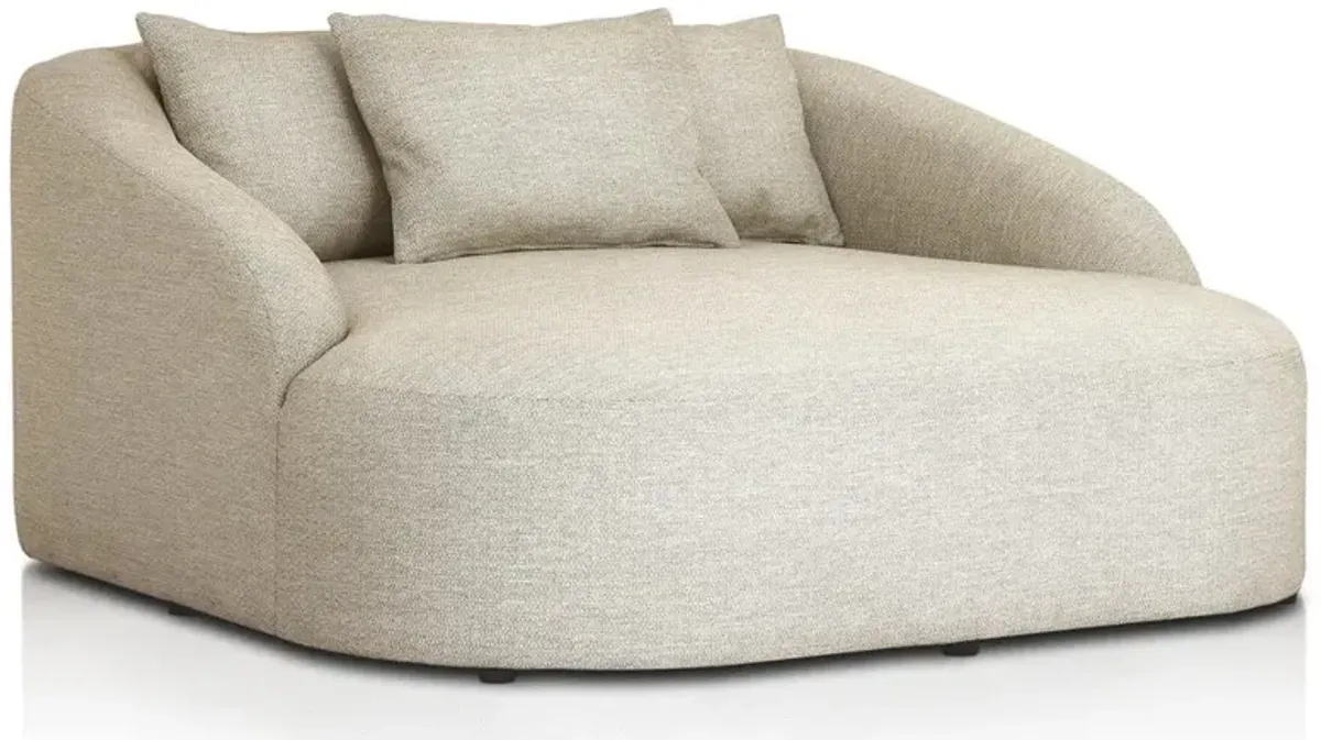 Austin Modern Classic Sand Beige Outdoor Daybed