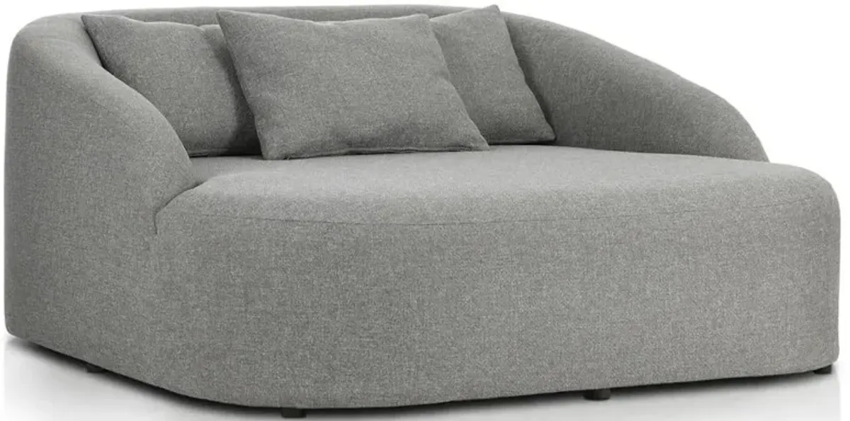 Austin Modern Classic Smoke Grey Outdoor Daybed