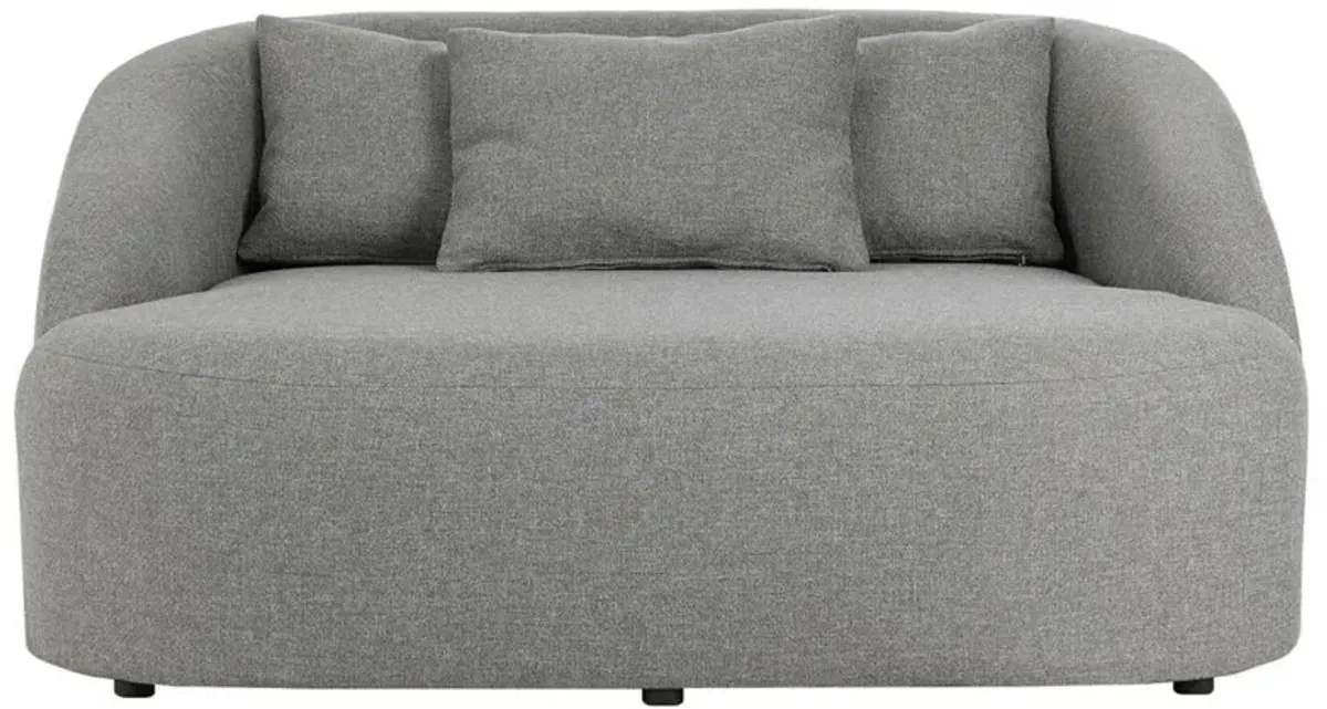 Austin Modern Classic Smoke Grey Outdoor Daybed