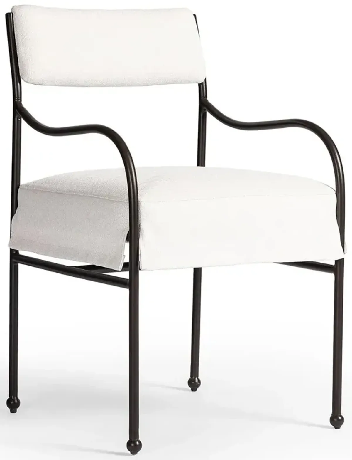 Nevin Outdoor Alessi Linen Dining Chair