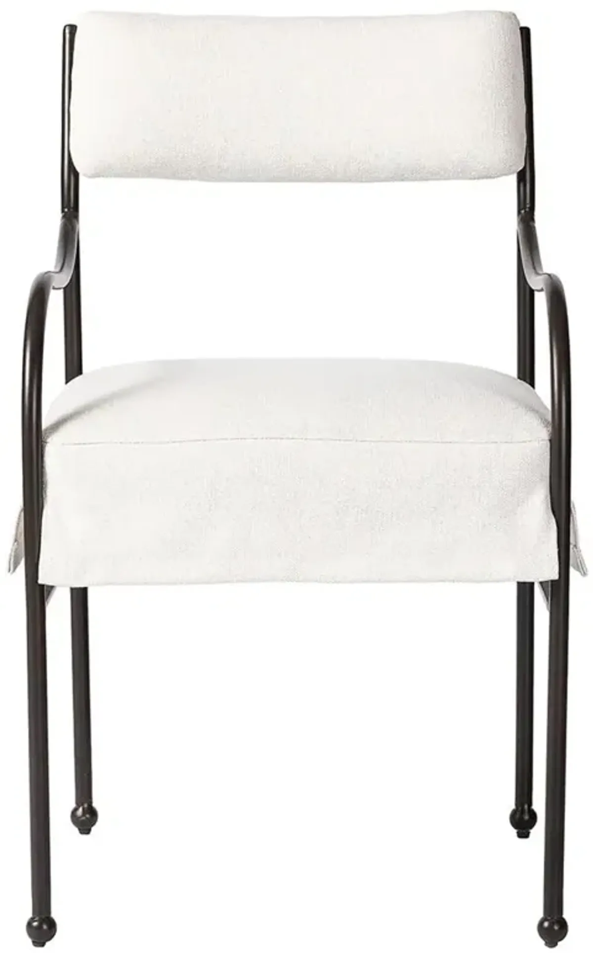 Nevin Outdoor Alessi Linen Dining Chair