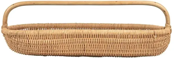 Gladys Coastal Beach Natural Woven Rattan Basket