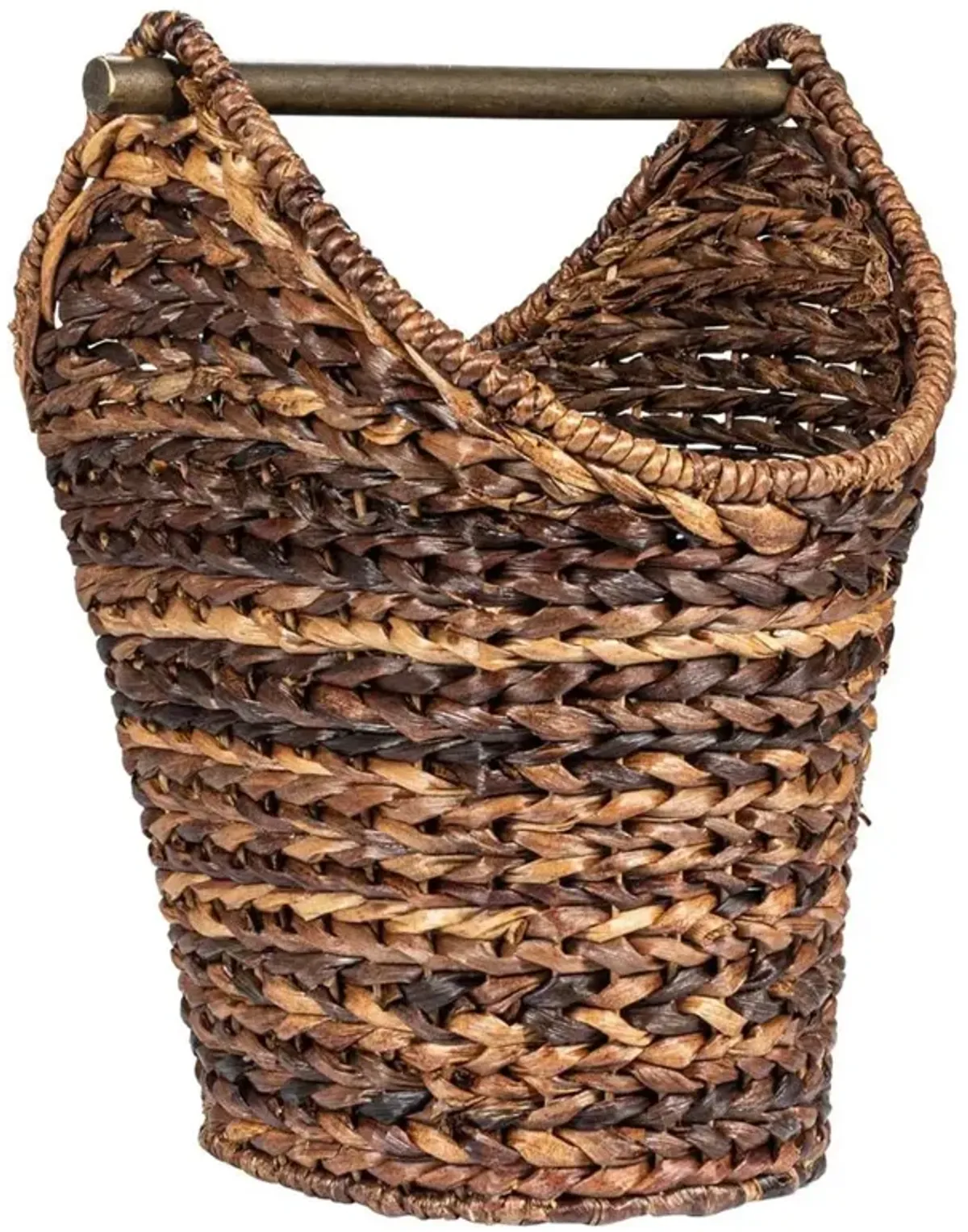Jessie Coastal Beach Brown Braided Floor Basket
