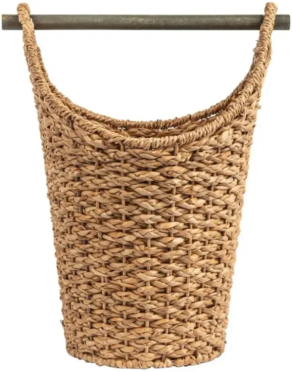 Jessie Coastal Beach Natural Braided Floor Basket