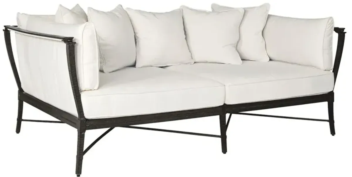 Century Andalusia French White Sunbrella Aluminum Outdoor Royal Daybed