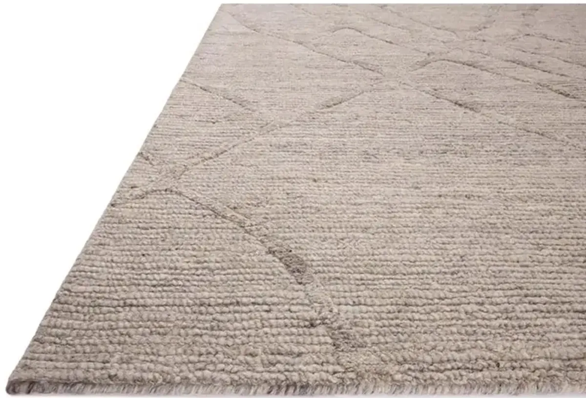 Veylin Modern Classic Stone Wool Textured Solid Rug - 2'6"x9'9"