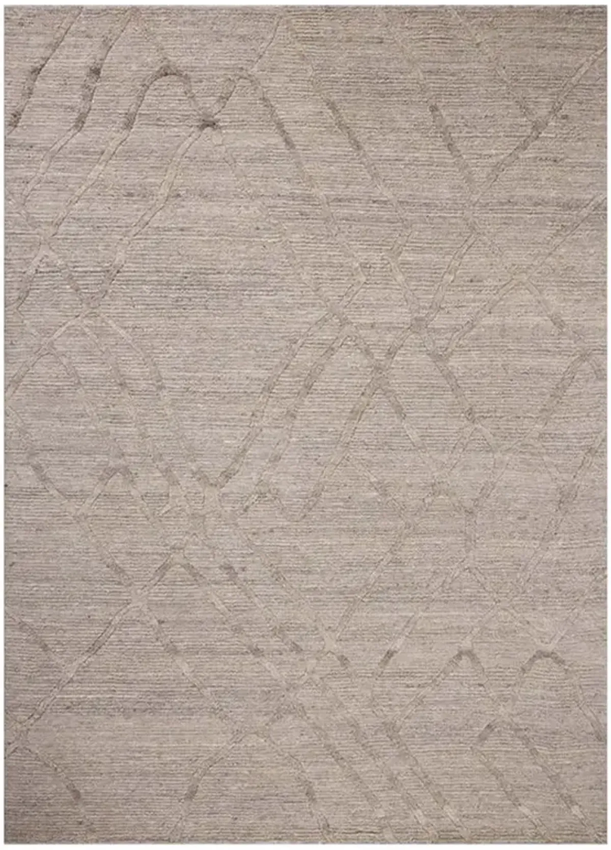 Veylin Modern Classic Stone Wool Textured Solid Rug - 2'6"x9'9"