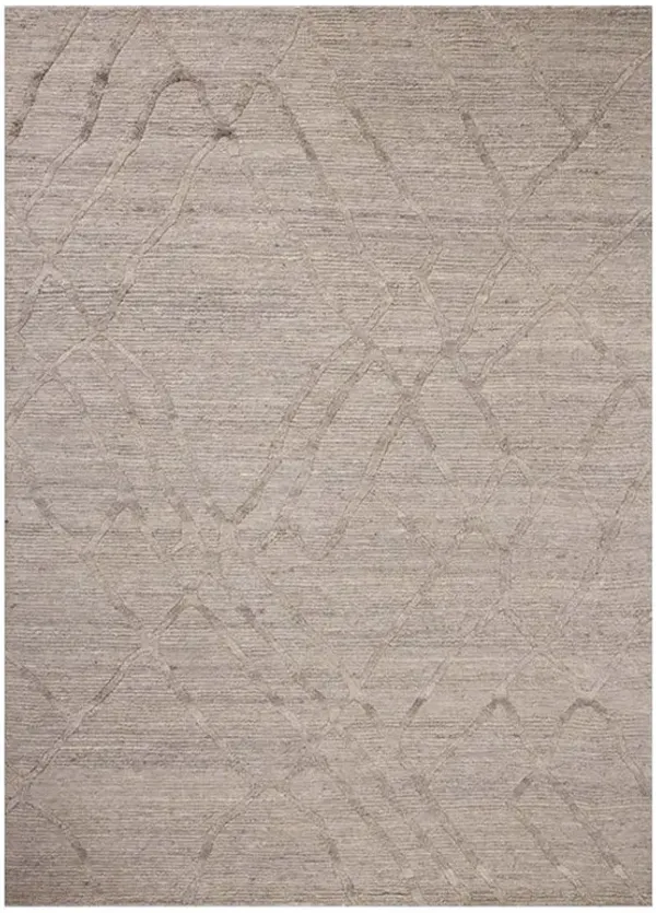 Veylin Modern Classic Stone Wool Textured Solid Rug - 5'6"x8'6"