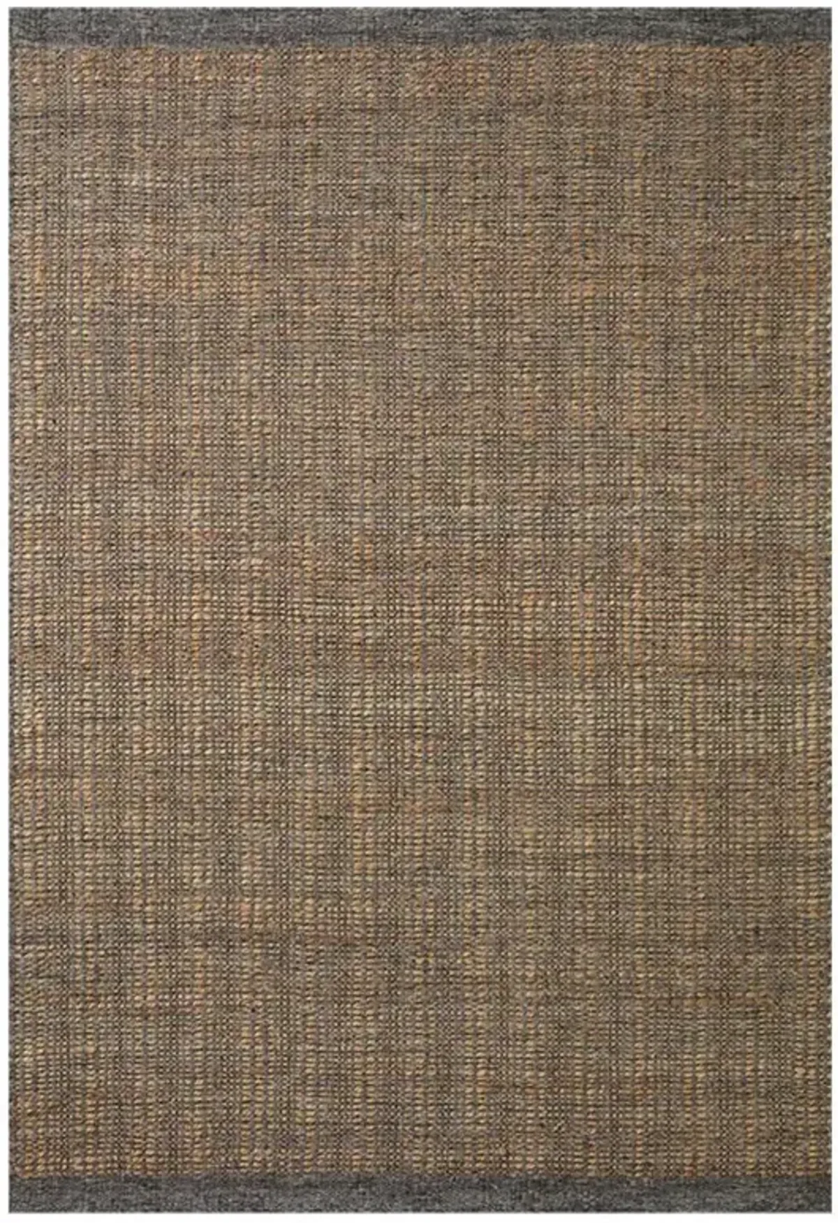 Wrenlow Coastal Charcoal Striped Jute Rug - 7'9"x9'9"