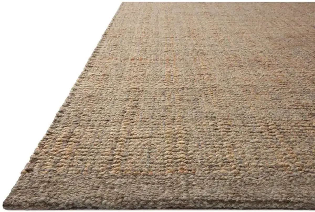 Wrenlow Coastal Mocha Striped Jute Rug - 2'6"x7'6"