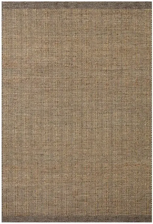 Wrenlow Coastal Mocha Striped Jute Rug - 3'6"x5'6"