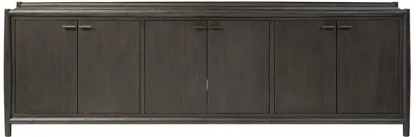 Genesis Rustic Lodge Black Oak Wood Sideboard