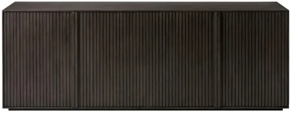 Lana Rustic Lodge Black Oak Wood Sideboard