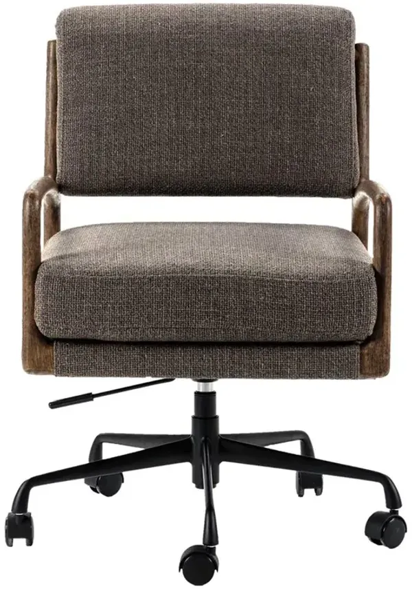 Jerry Rustic Lodge Brown Performance Aluminum Office Chair