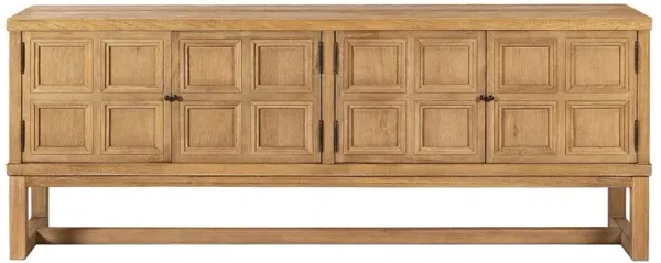 Reign Rustic Lodge Brown Oak Media Console - 78"
