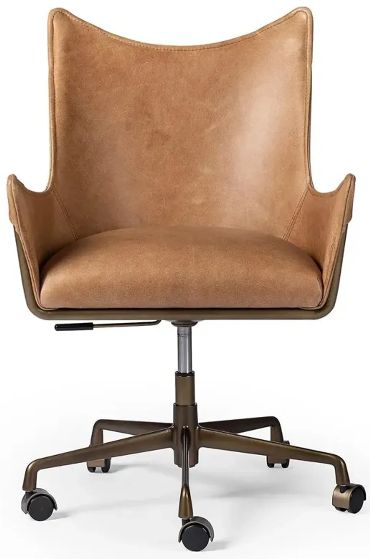Robin Modern Classic Brown Leather Office Chair