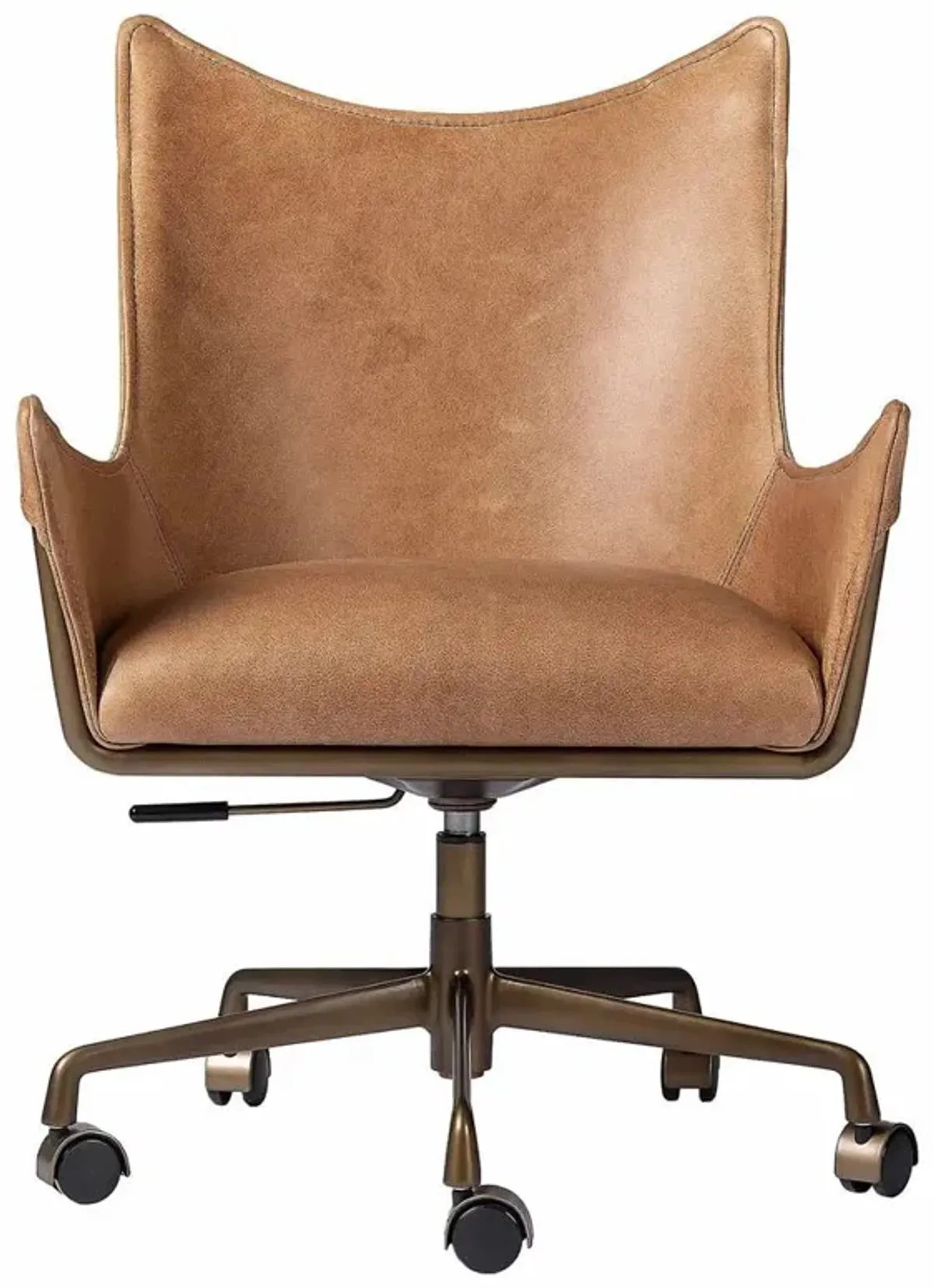 Robin Modern Classic Brown Leather Office Chair
