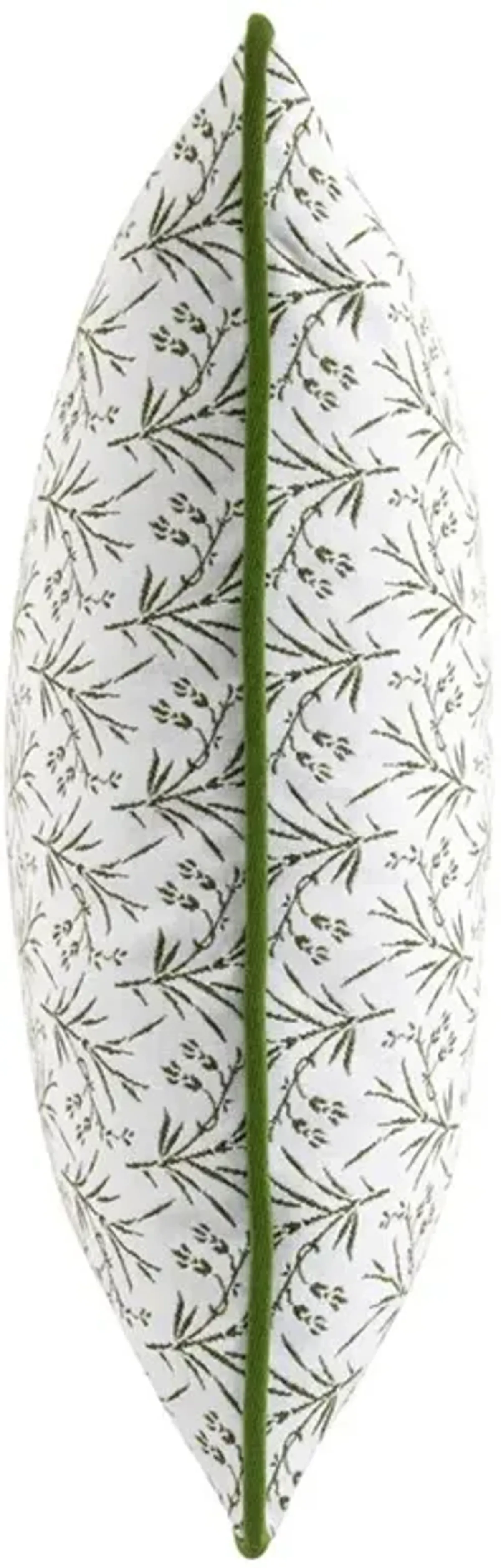 Amelia French Green Botanical Indoor Outdoor Throw Pillow - 20x20