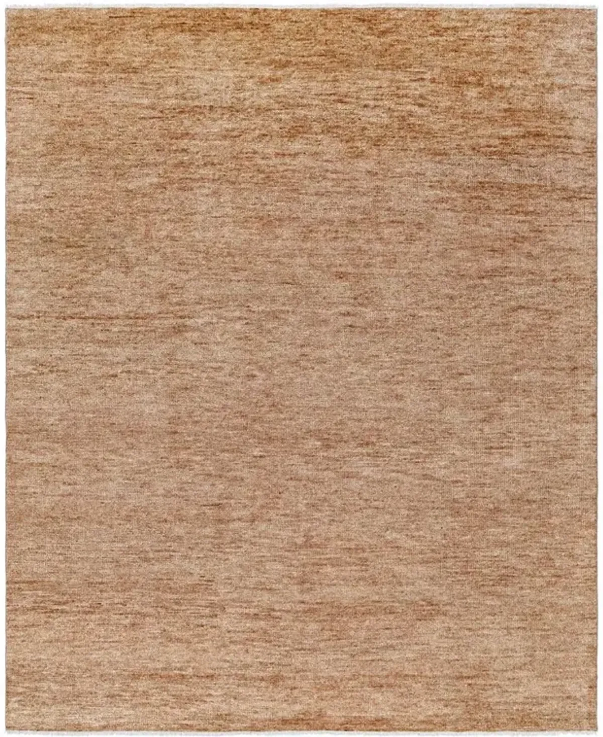 Dakota Modern Brown Hand Knotted Wool Solid Hand Knotted Rug - 10'x14'