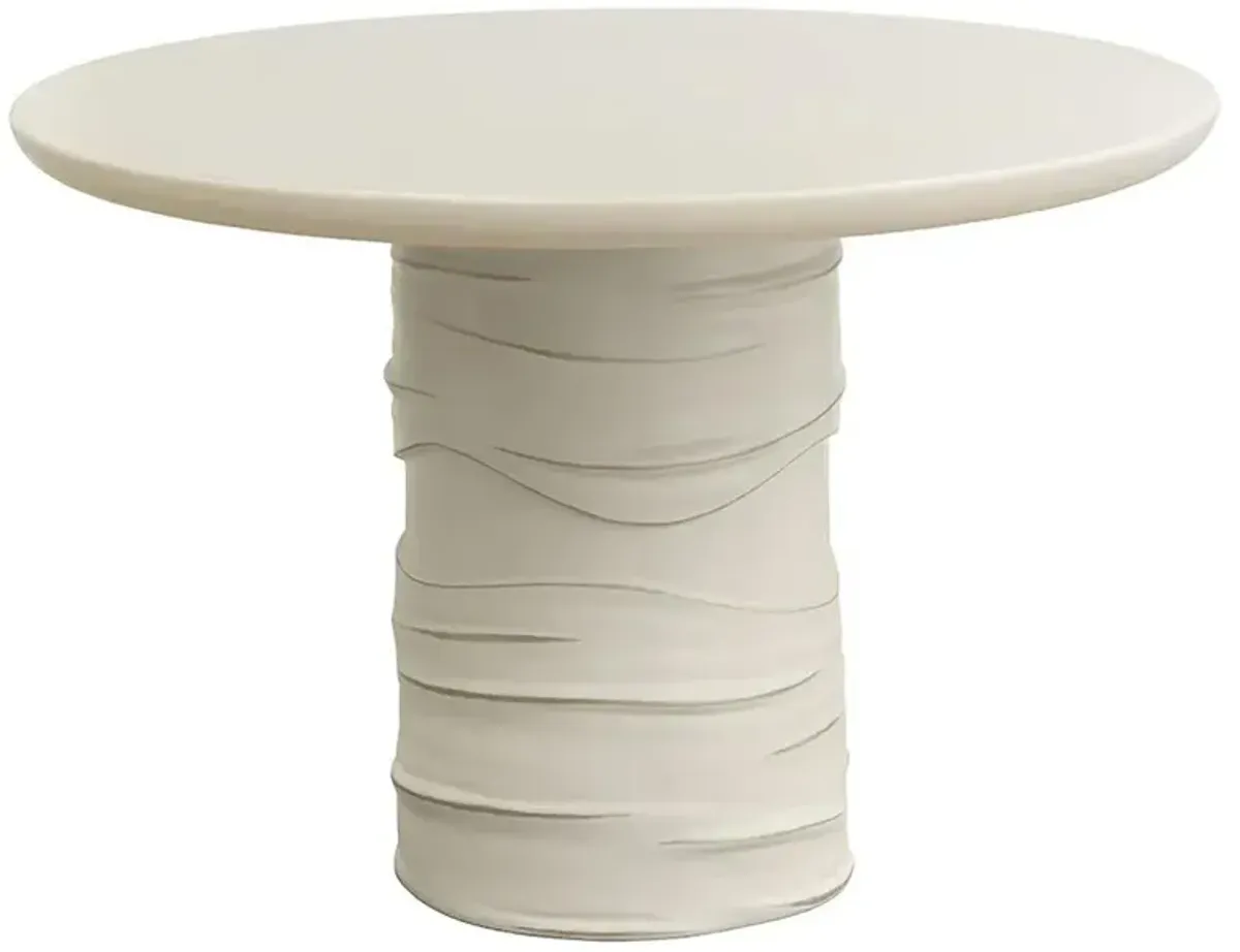 Ehsan Modern Summer Sand Concrete Round Outdoor Dining Table - 44"