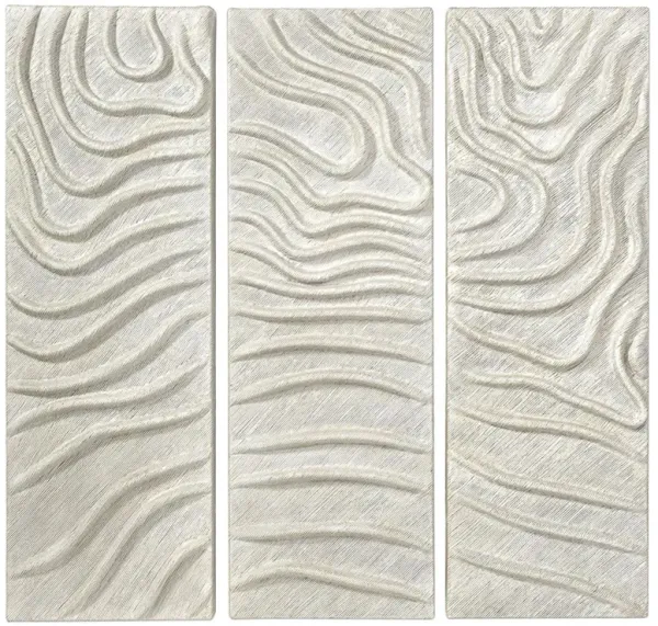 Palecek Sahara Coastal Beach White Nature Frameless Mixed Media